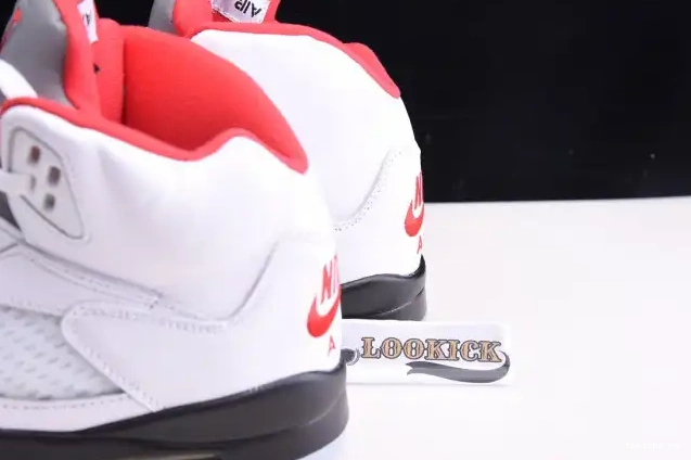 Rep TB Jordan Tongue (2020) 5 Retro Air Fire DA1911-102 Silver Red 0611